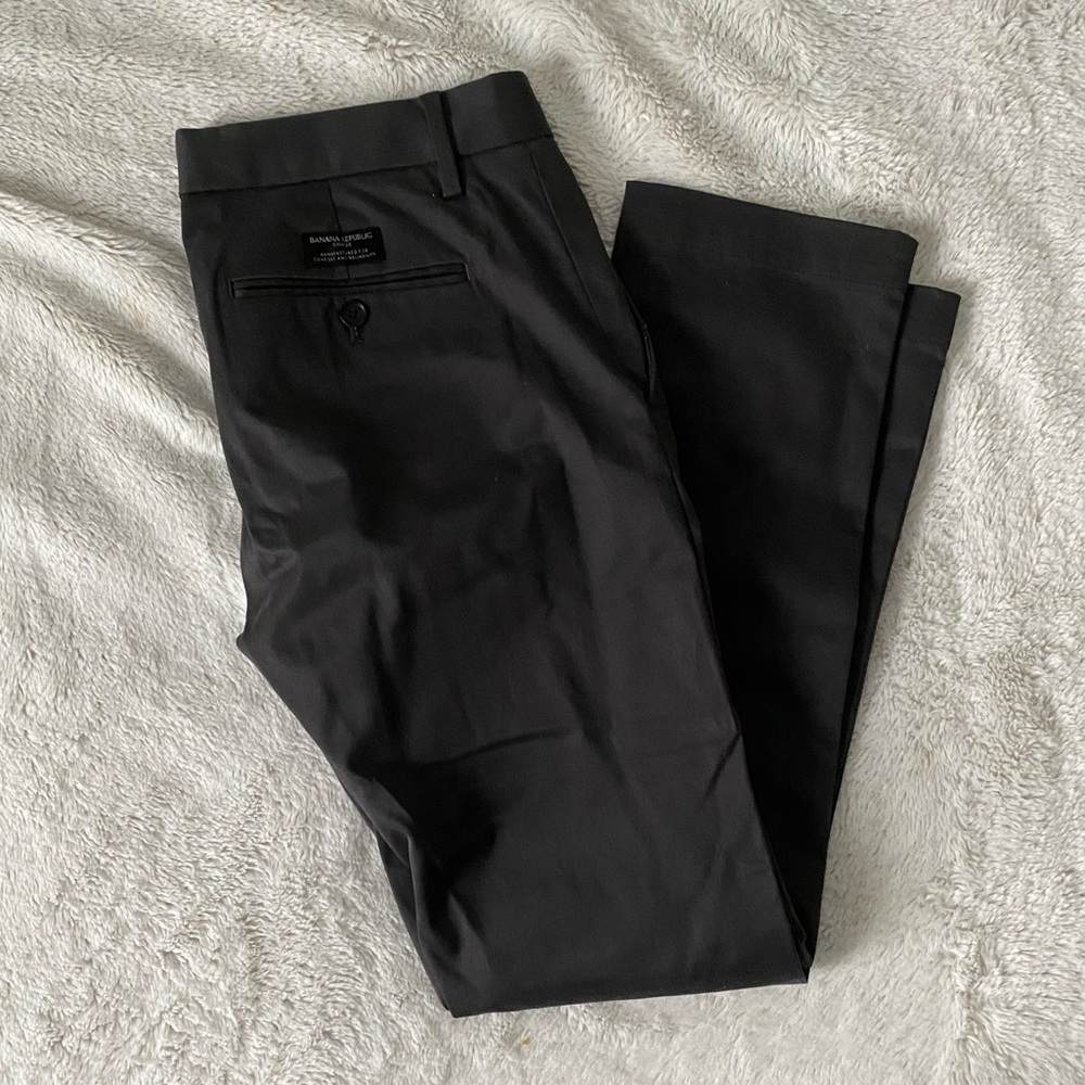 Banana Republic dark grey dress pants skinny fit 30x30